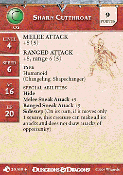 Sharn Cutthroat Skirmish Card