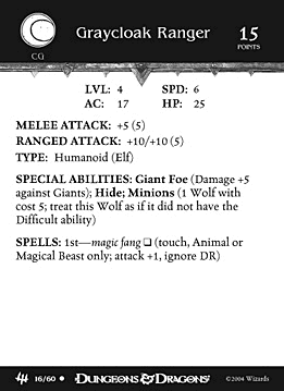 Graycloak Ranger Skirmish Card