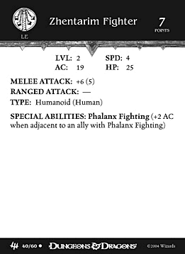 Zhentarim Fighter Skirmish Card