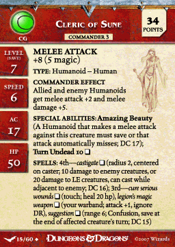 Cleric of Sune Skirmish Card